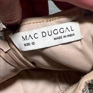 Mac Duggal Champagne Gown